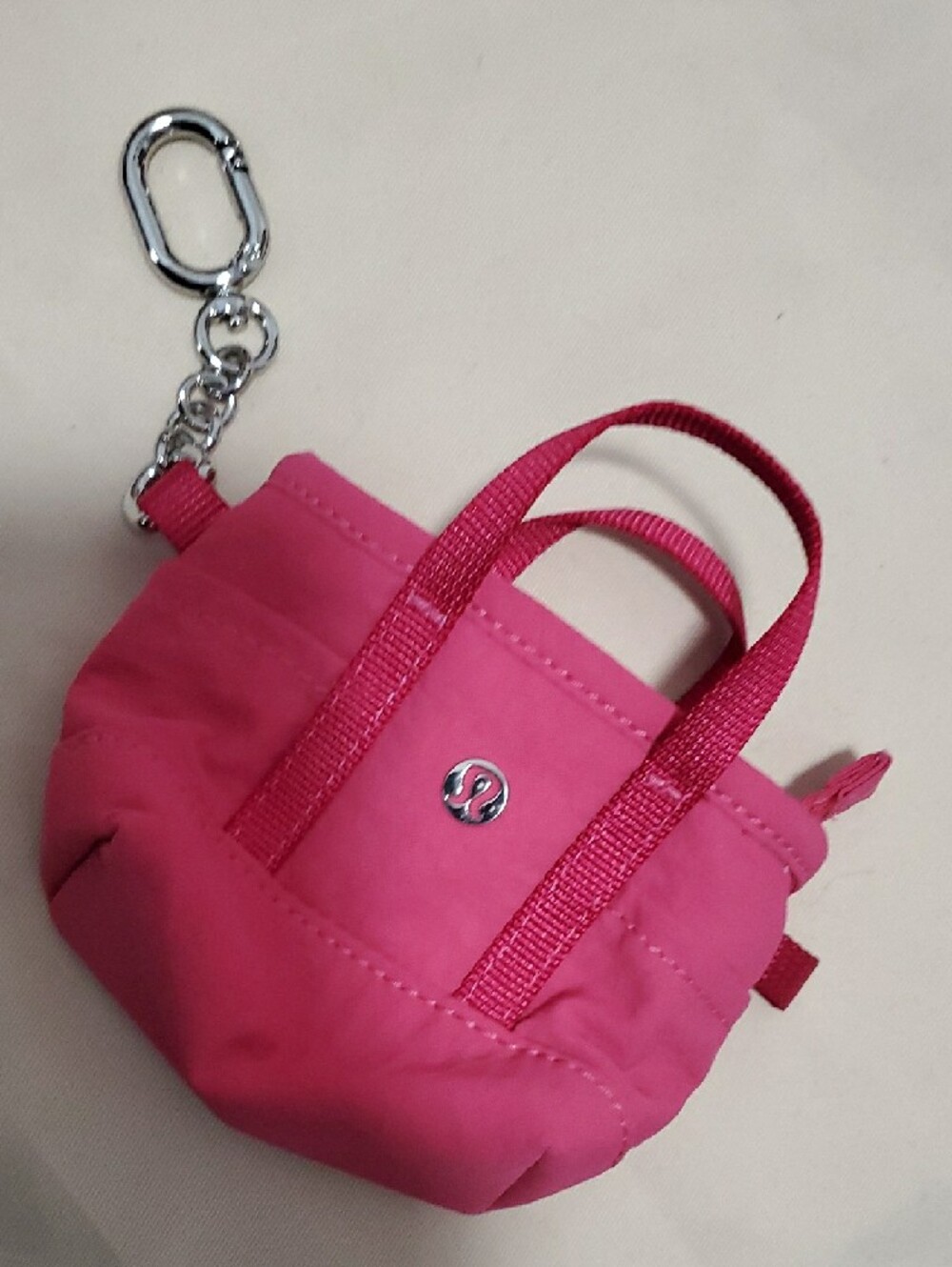 lululemon athletica Hot Pink Mini Tote Key Pouch